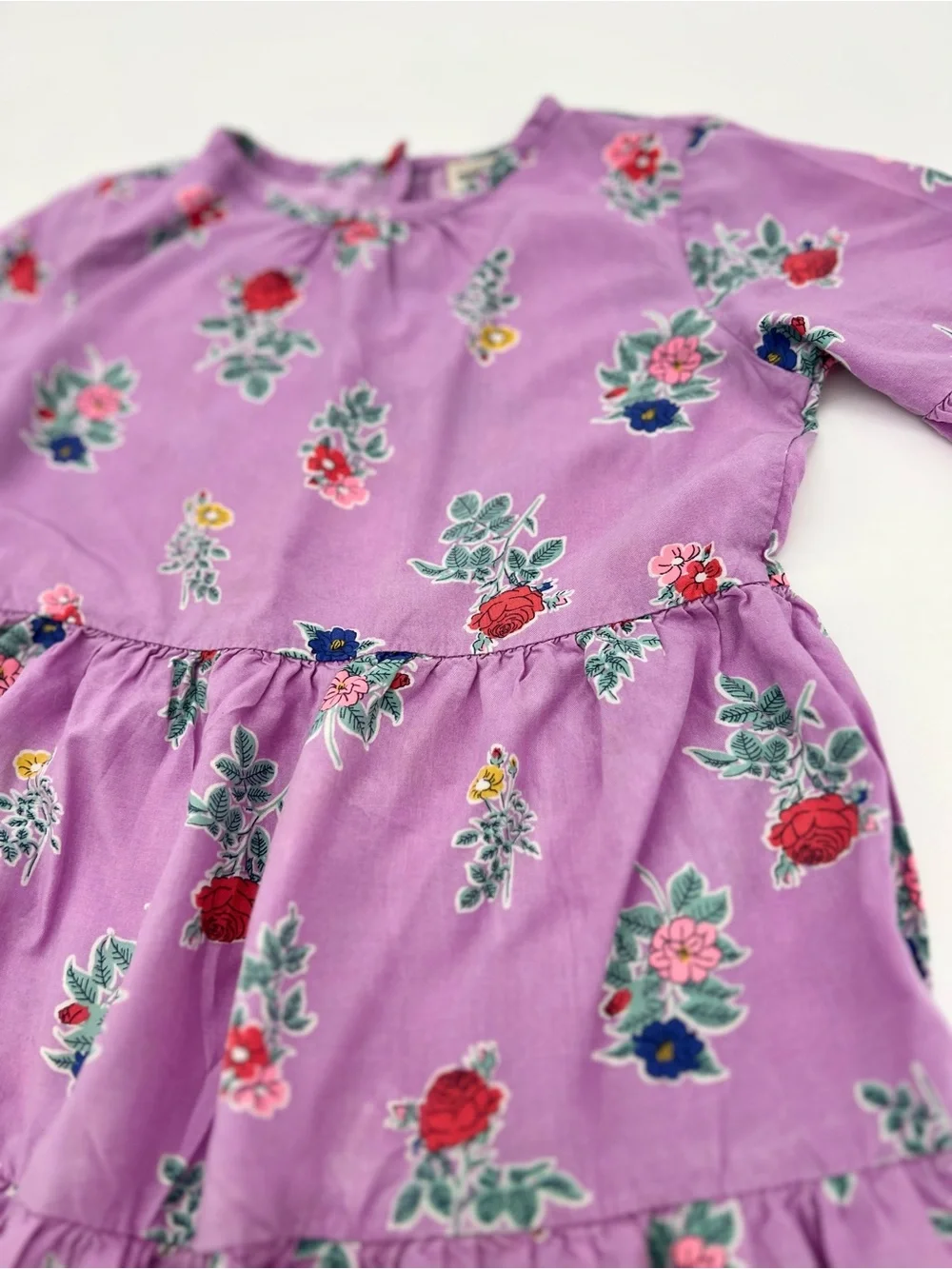 Oshkosh Baby Girl Purple Floral Dress 3T
